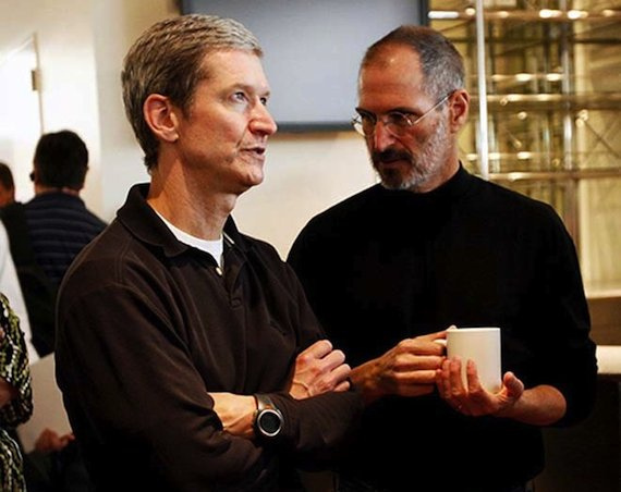 steve jobs and tim cook