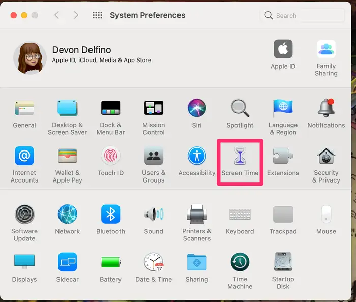 Set Up Screen Time in macOS 