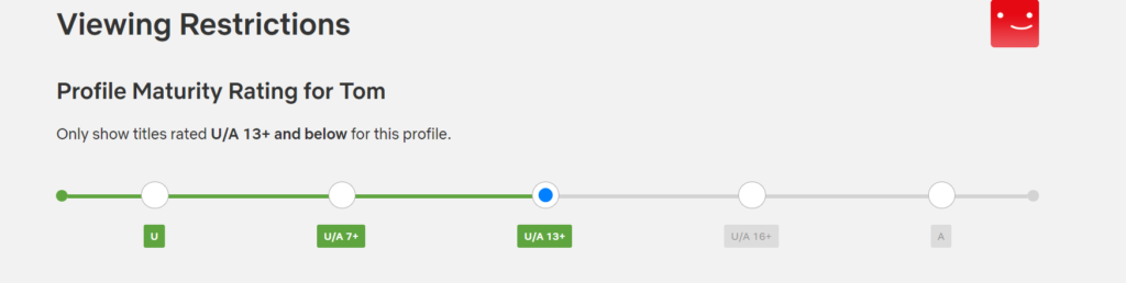 Adjusting Profile Maturity Ratings in Netflix
