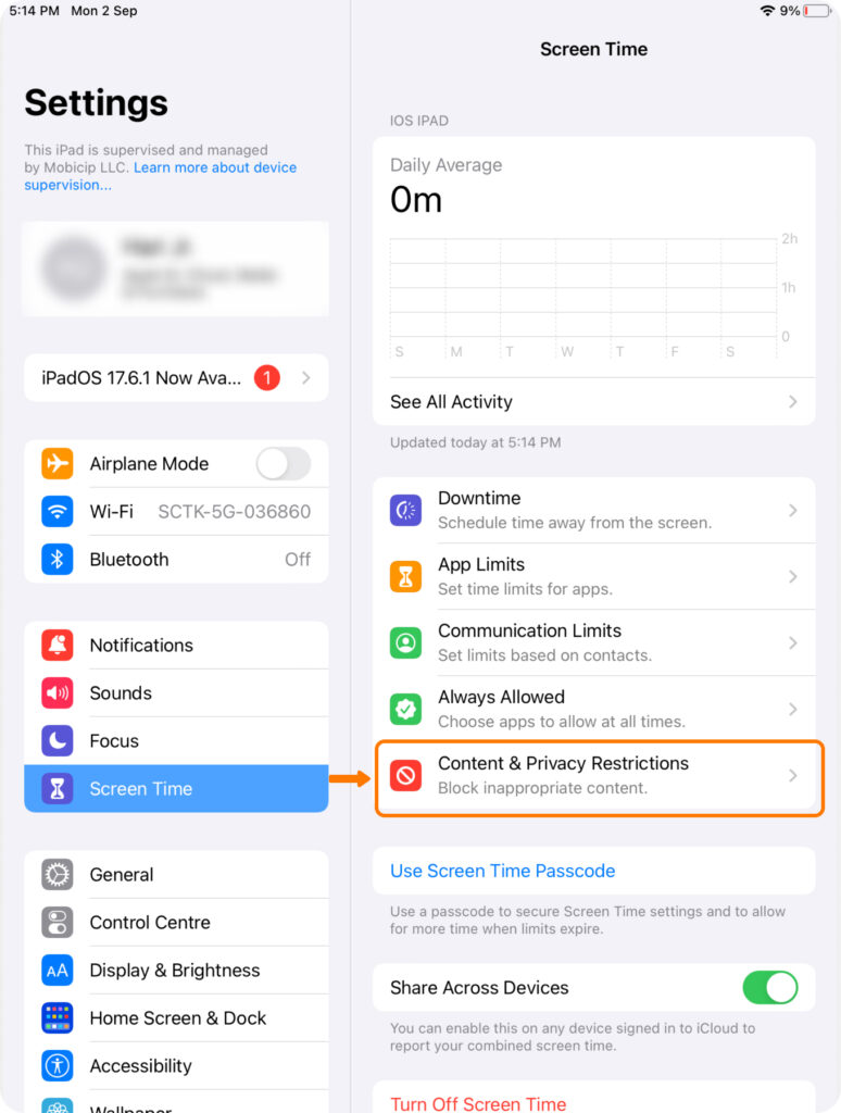 Setting Up Parental Controls on iOS 3