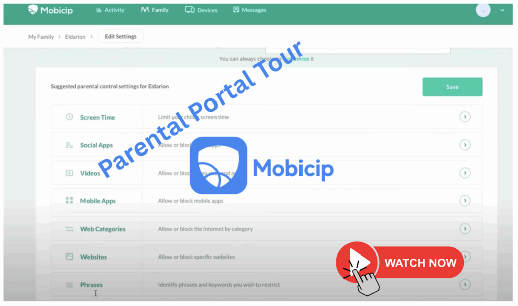 Video Vault: Mobicip Parental Portal Tour
